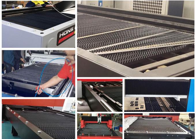 Tipo chinês 2000 da chapa metálica do laser watts de máquina de corte, vermelha