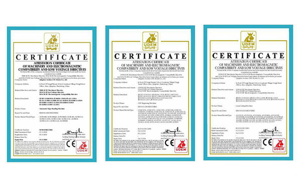China Qingdao Aoshuo CNC Router Co., Ltd. Certificações